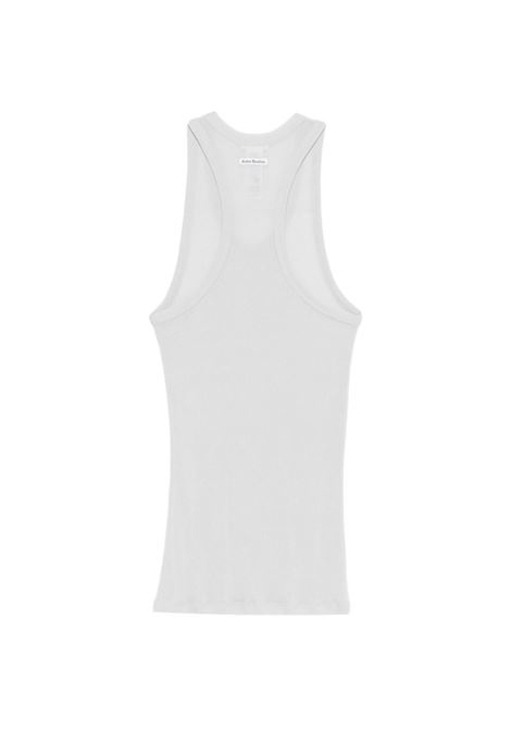 canotta a coste donna grigia ACNE STUDIOS | AL0532AAB